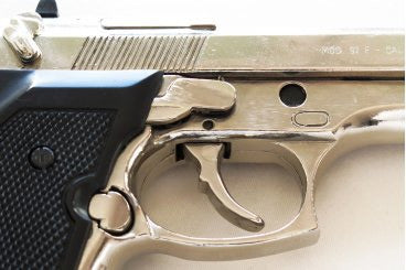 Beretta 92 / Us Military M9 (Nickel Finish) Gun Replica - Tophatter Daily Deals