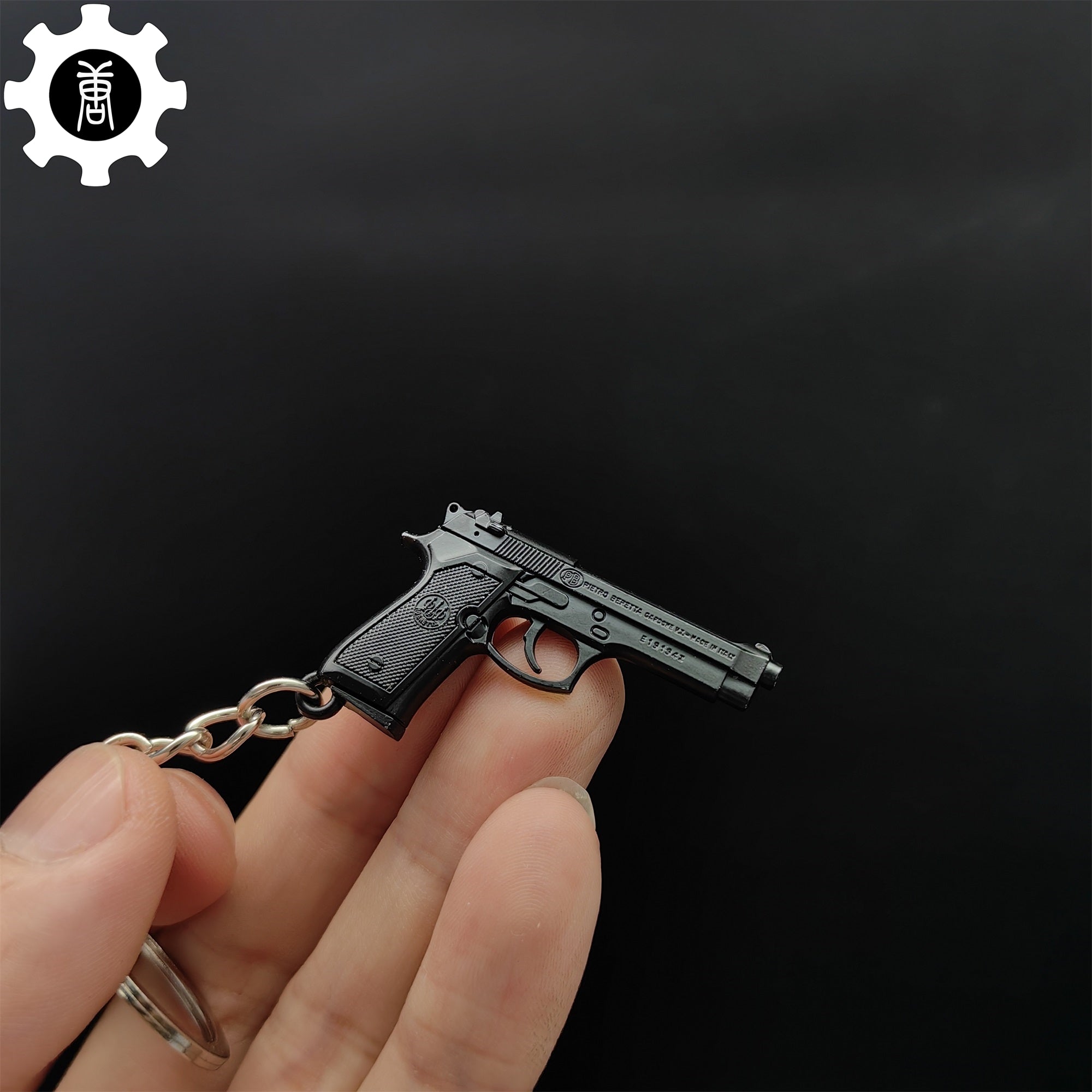 Metal Beretta M92A1 Mini Game Gun Model Keychain - Tophatter Daily Deals