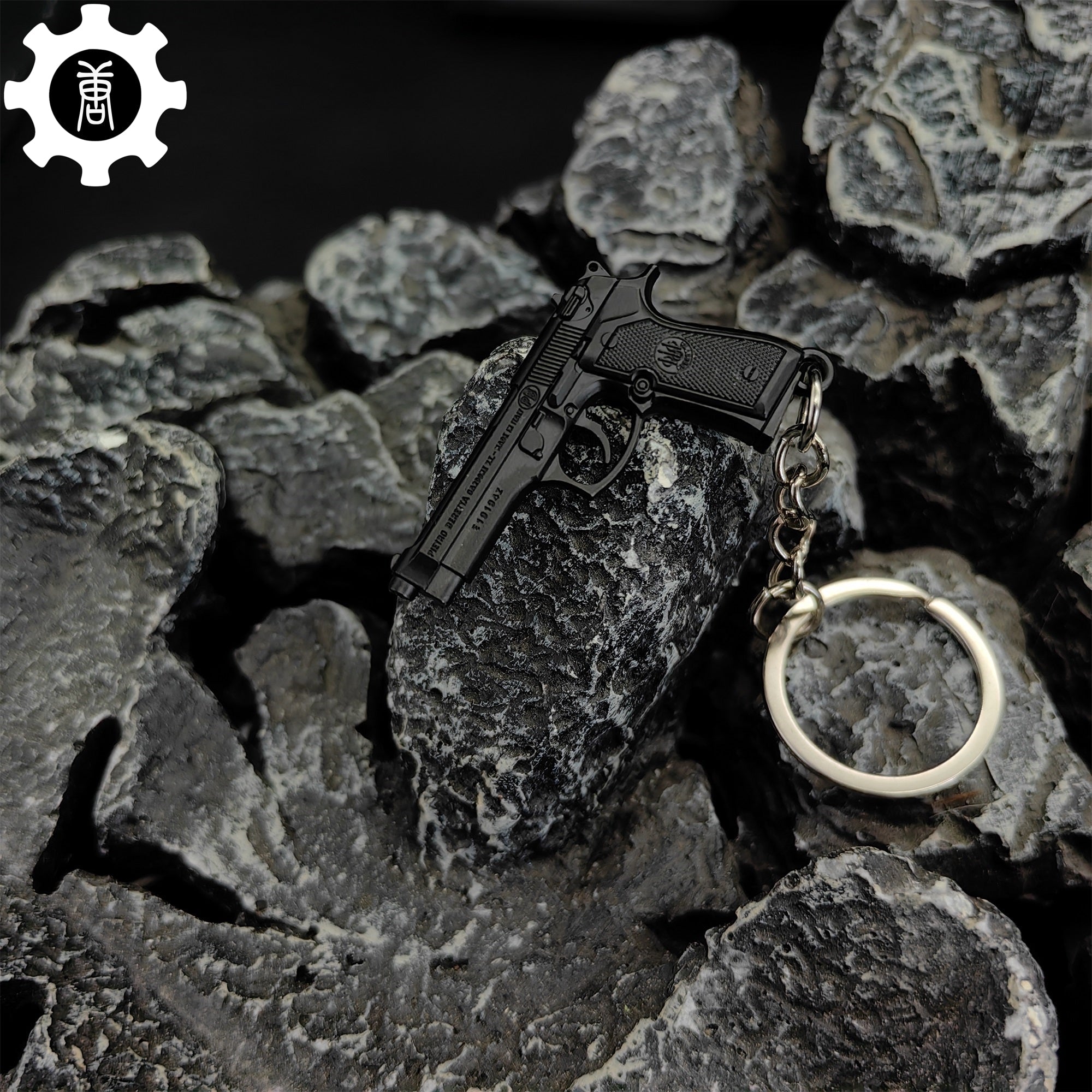 Metal Beretta M92A1 Mini Game Gun Model Keychain - Tophatter Daily Deals