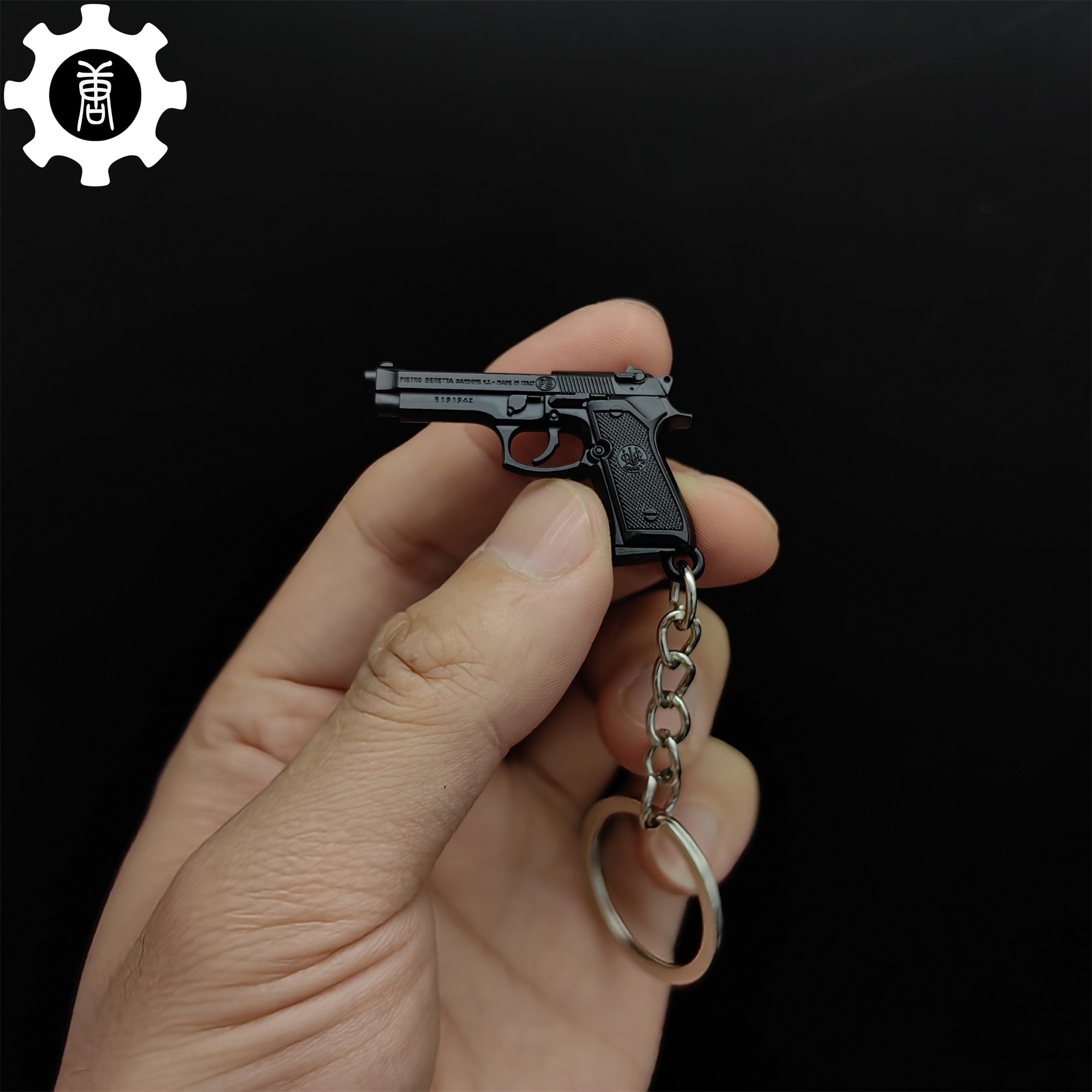 12 In 1 Metal World Famous Pistol Revolver Gun Keychain - Tophatter Daily Deals