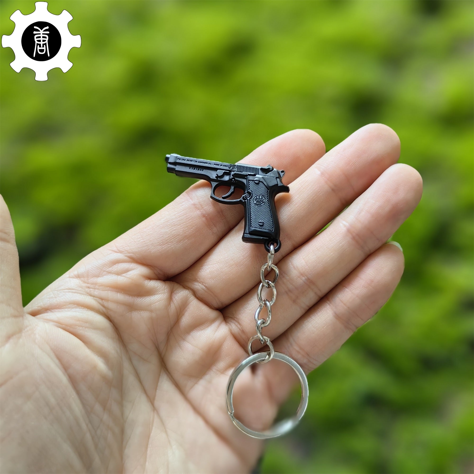 Metal Beretta M92A1 Mini Game Gun Model Keychain - Tophatter Daily Deals
