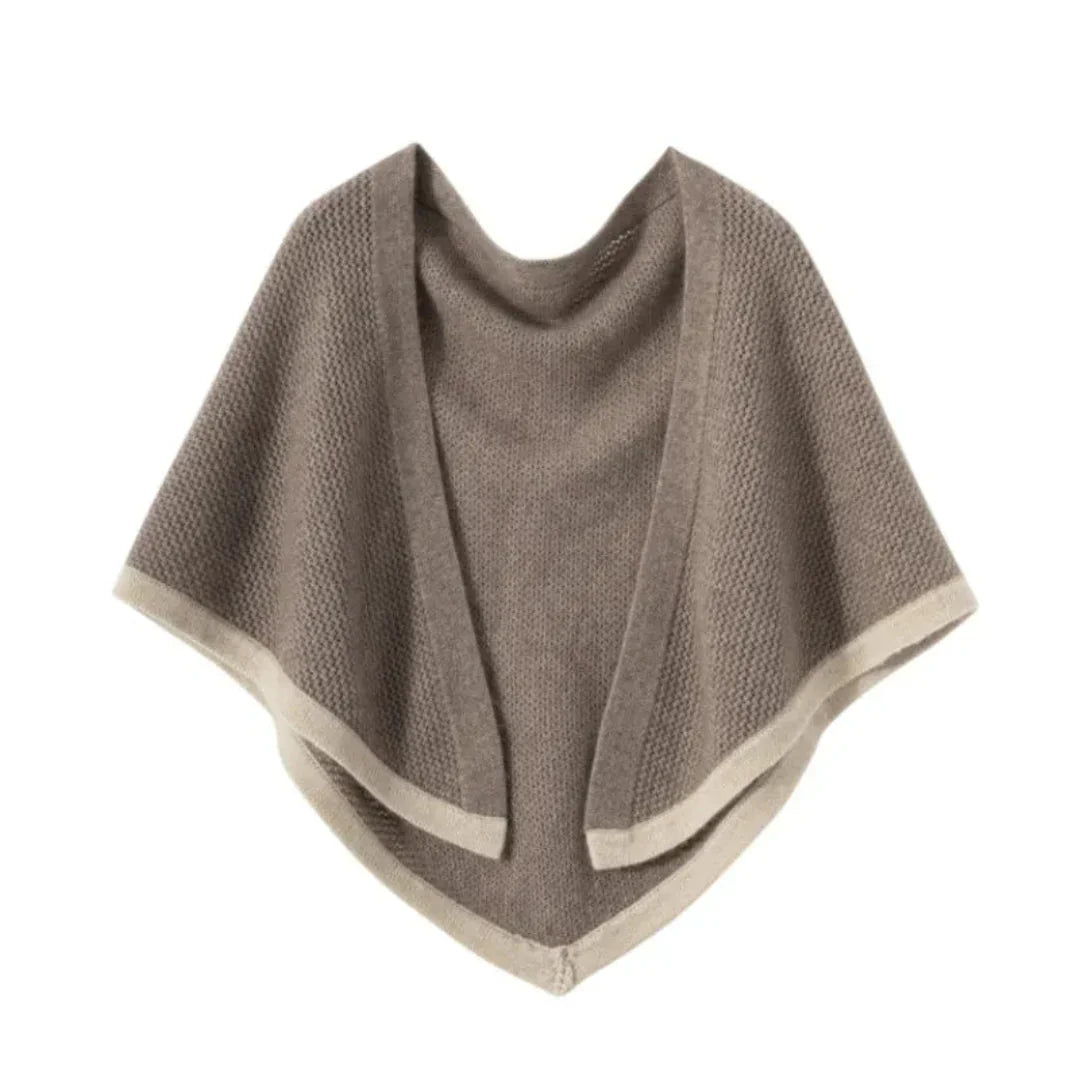 Soft Women's Cashmere Shawl - Rectangular Knit, For Travel Tan - Tophatter Daily Deals