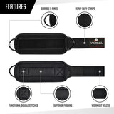 Ankle Strap for Cable Machine - Best Ankle Strap Leg Gym Cable Attachment Pulley Machine Weight Lifting D Ring Exercise & Fitness - Tophatter Daily Deals