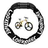 Best Bike Lock UK - Heavy Duty High Security 90cm 5-Digit Combination Chain Lock Cycling - Tophatter Daily Deals