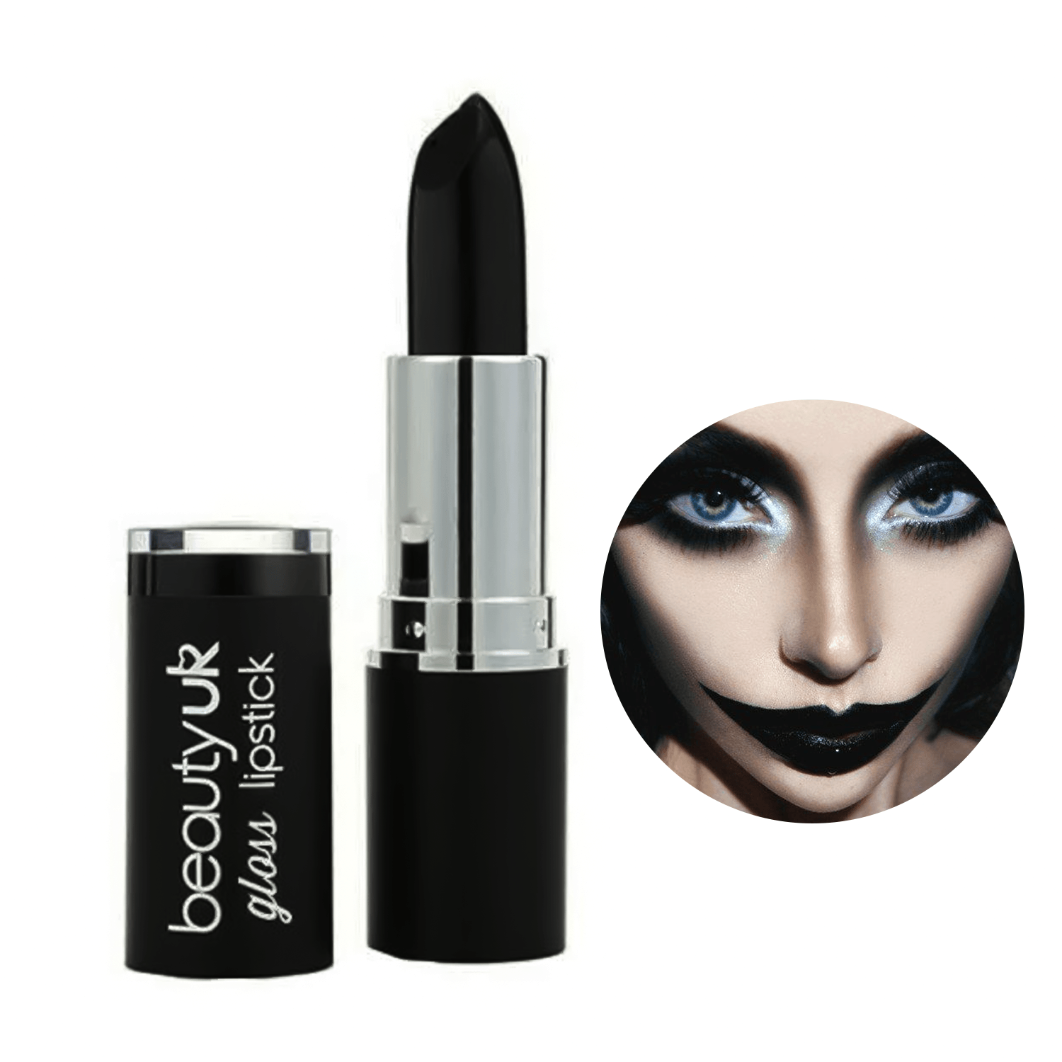Best Black Lipstick UK - Ebony Goth Punk Emo Vampire Witch HALLOWEEN Health & Beauty - Tophatter Daily Deals