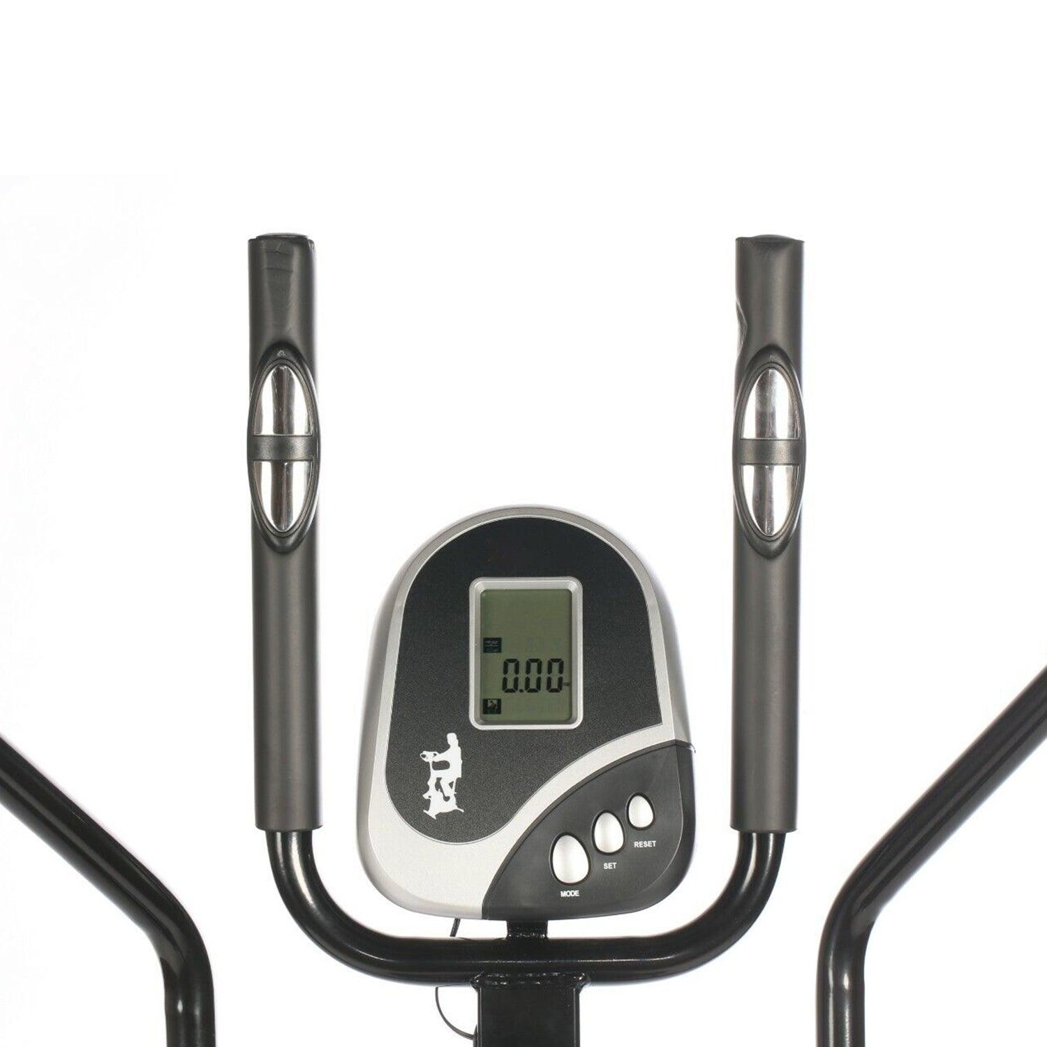 Best Elliptical Cross Trainer - 2 in 1 Exercise Bike Cardio Fitness Workout Machine Exercise & Fitness - Tophatter Daily Deals