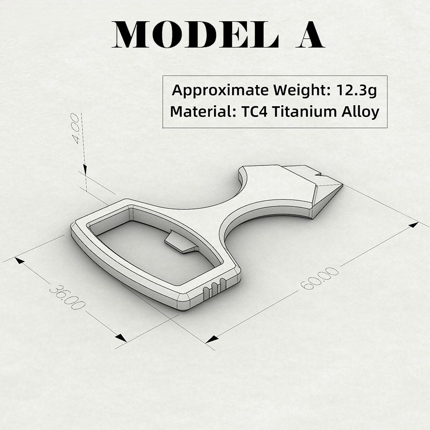 2025 Summer Titanium Best EDC Tools Model A EDC Gadgets - Tophatter Daily Deals