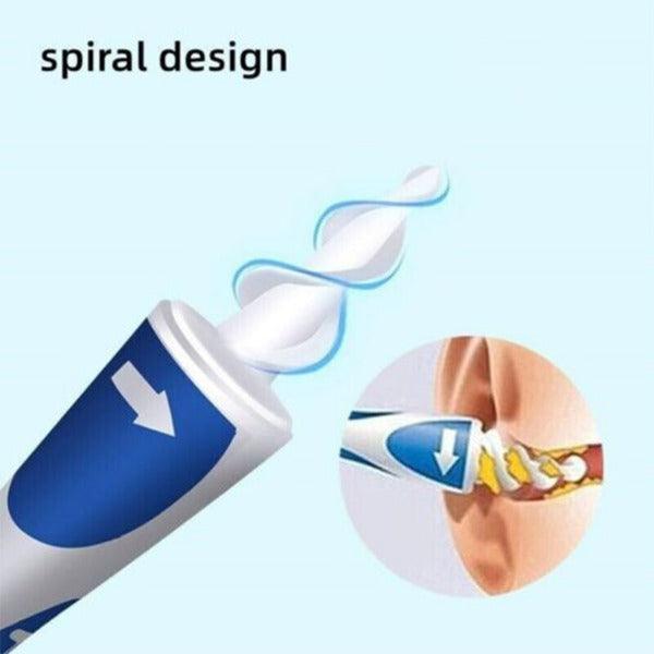 Professional Ear Wax Removal Tools - Ear Wax Remover Cleaner Soft Spiral Earwax Smart Swab Removal Set Personal Care - Tophatter Daily Deals