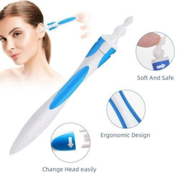 Professional Ear Wax Removal Tools - Ear Wax Remover Cleaner Soft Spiral Earwax Smart Swab Removal Set Personal Care - Tophatter Daily Deals