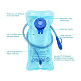 Backpack With Water Bladder - 2L Hydration Backpack Cycling Hiking Running Travel Sports & Outdoor - Tophatter Daily Deals