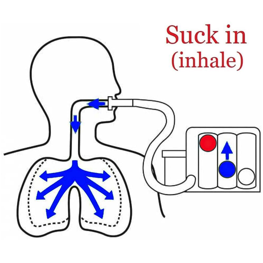 Best Lung Exercise Device - Three-ball Breathing Trainer Incentive Spirometer Lung Respiratory Exerciser Health Care - Tophatter Daily Deals