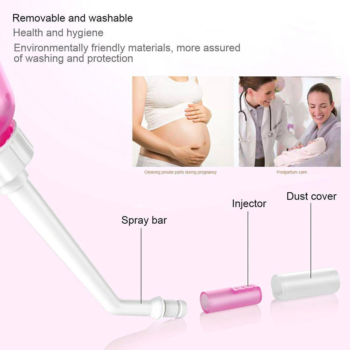 Portable Bidet UK - 560ml Water Washer Bottle Bidet Shower Bidet Sprayer Peri Bottle Spray Apparel & Accessories - Tophatter Daily Deals