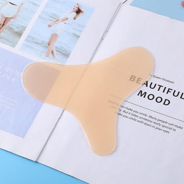 Chest Pads for Wrinkles - Beauty Skinpad Silicone Chest Patches Reusable Overnight Decollette Pad T-Pad Personal Care - Tophatter Daily Deals