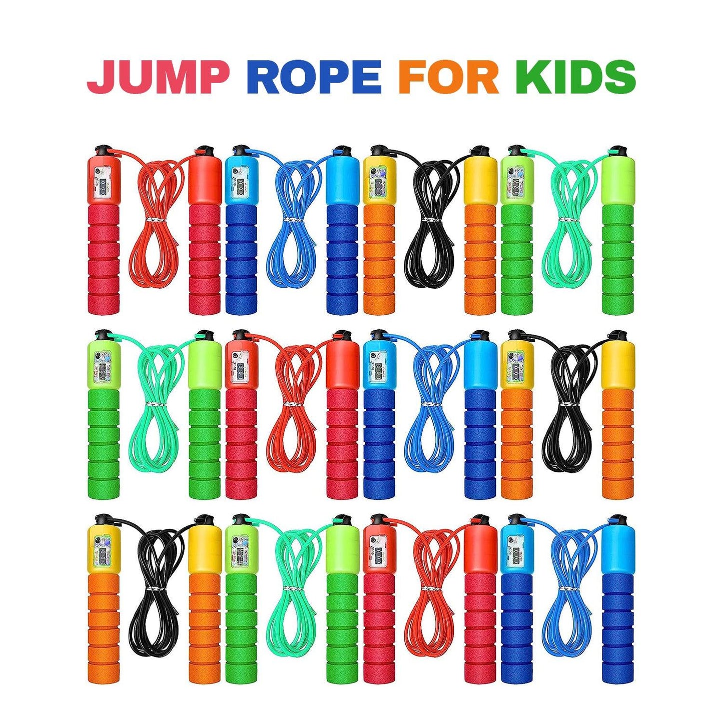 Best Skipping Rope for Beginners - Skipping Rope With Counter Jump Exercise Boxing Gym Fitness Workout Adult Kids Sports & Outdoor - Tophatter Daily Deals