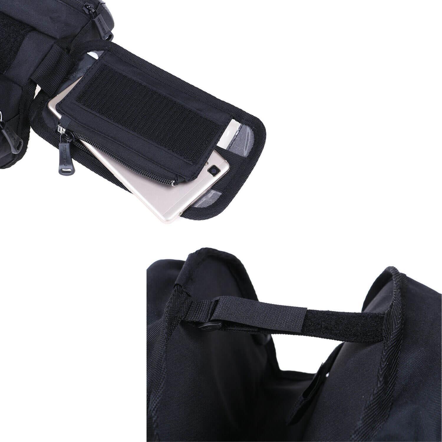 Top Tube Cycle Bags - Bicycle Front Top Tube Frame Double Bag - Bike Frame Bag Bike Top Tube Bag Bolt-on Mountain & Cycling - Tophatter Daily Deals