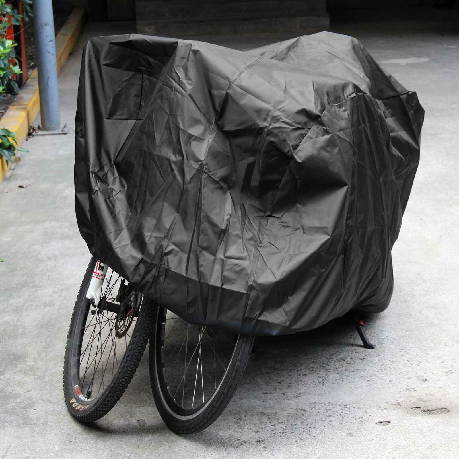 Waterproof Bicycle Covers - Waterproof Mountain Bike Bicycle Cover Heavy Duty Outdoor Protector for 2 Bikes Cycling - Tophatter Daily Deals