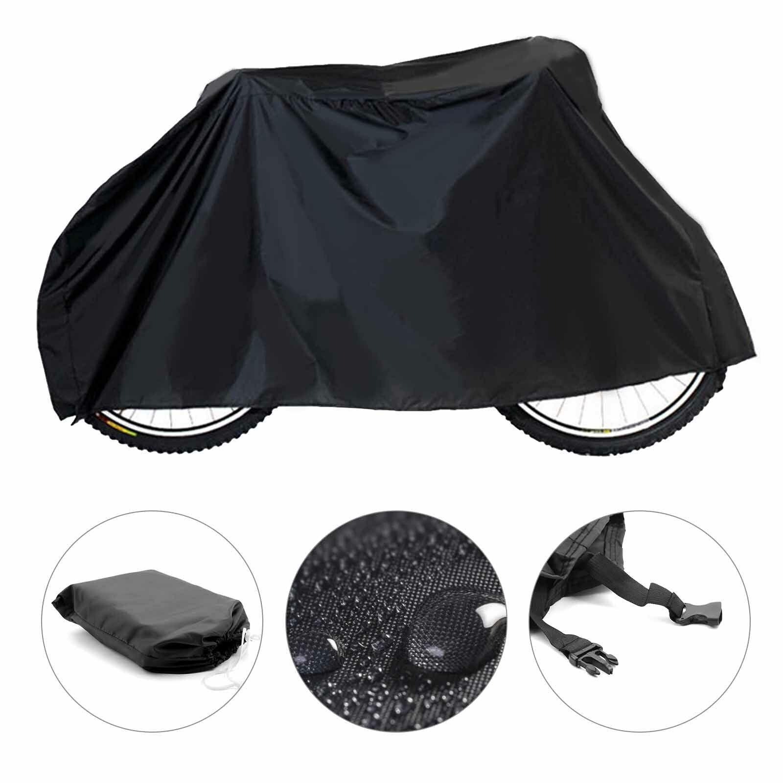 Waterproof Bicycle Covers - Waterproof Mountain Bike Bicycle Cover Heavy Duty Outdoor Protector for 2 Bikes Cycling - Tophatter Daily Deals