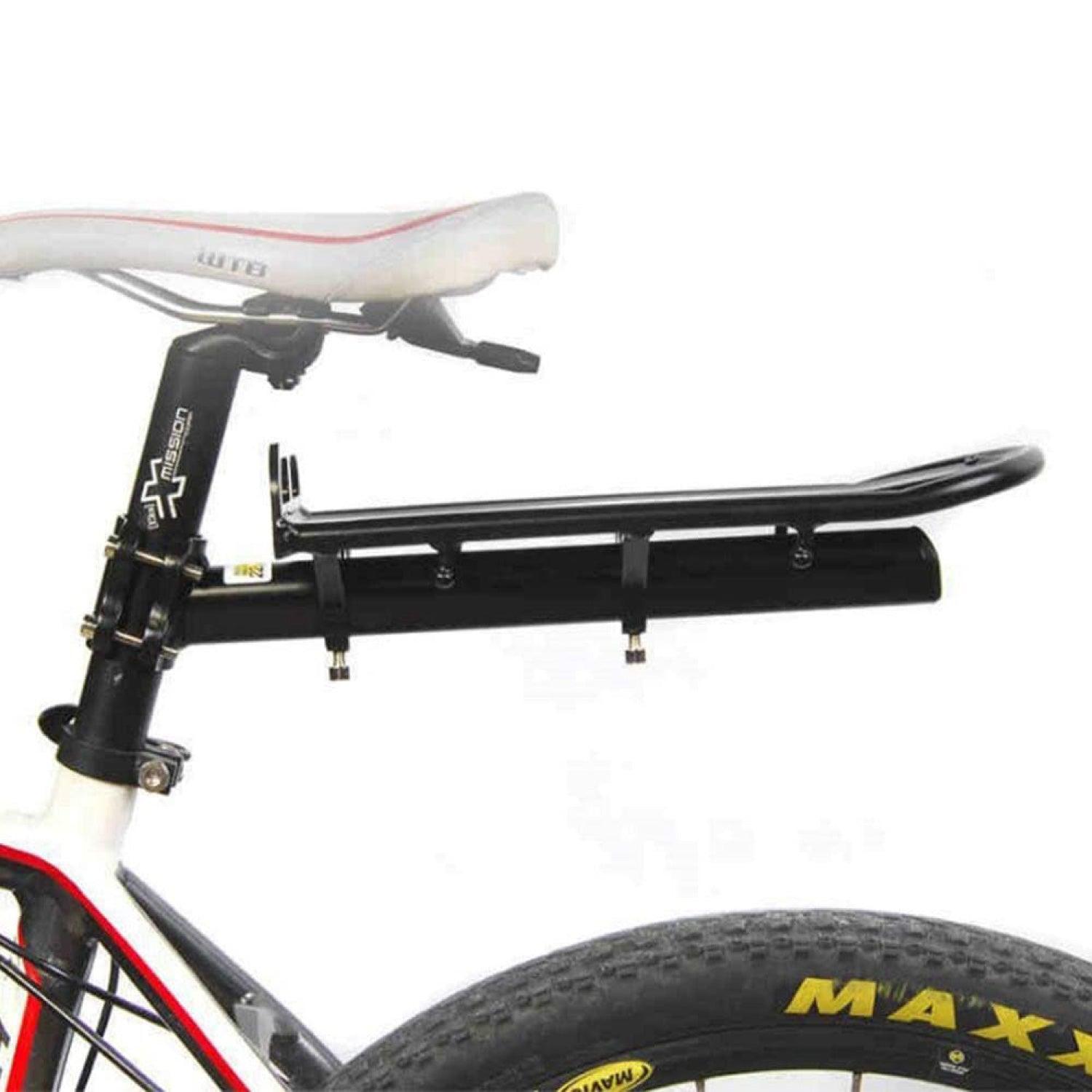 Mountain Bike Pannier Rack - Adjustable Bicycle Rack Bike Cargo Rack,bicycle Rear Seat Rack Cycling Luggage Carrier Bicycle Quick Release Alloy Rear Cycling - Tophatter Daily Deals