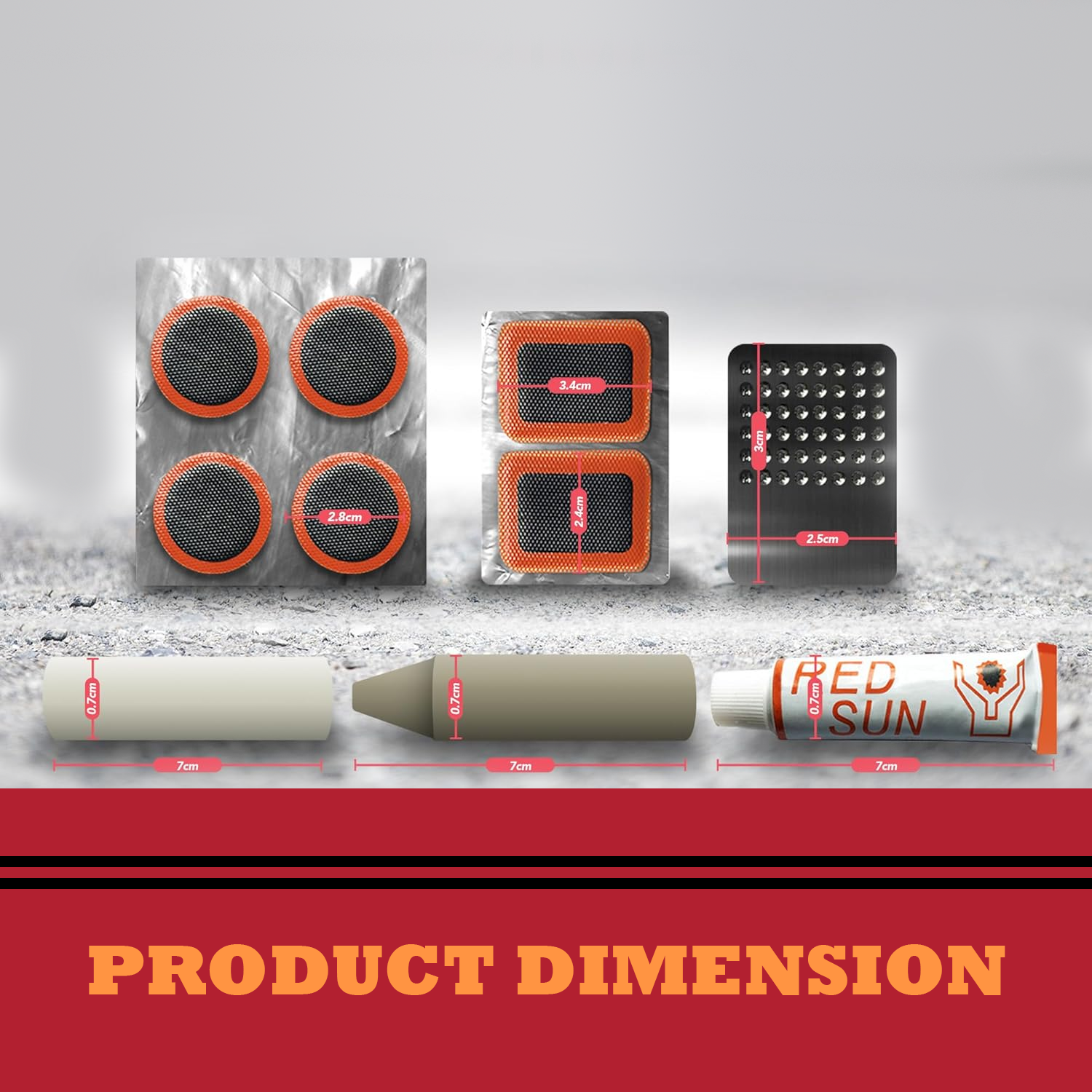 Bicycle Puncture Repair Kit – Easy Fix Tyre Patch Set for On-the-Go Repairs Bicycle puncture repair kit - Tophatter Daily Deals