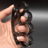 Self-defense portable brass knuckles Black - Tophatter Daily Deals