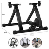 Indoor Bike Trainer Stand UK - Indoor Exercise Bike Trainer Stand Portable Magnetic 6 Level Resistance Training Exercise & Fitness - Tophatter Daily Deals