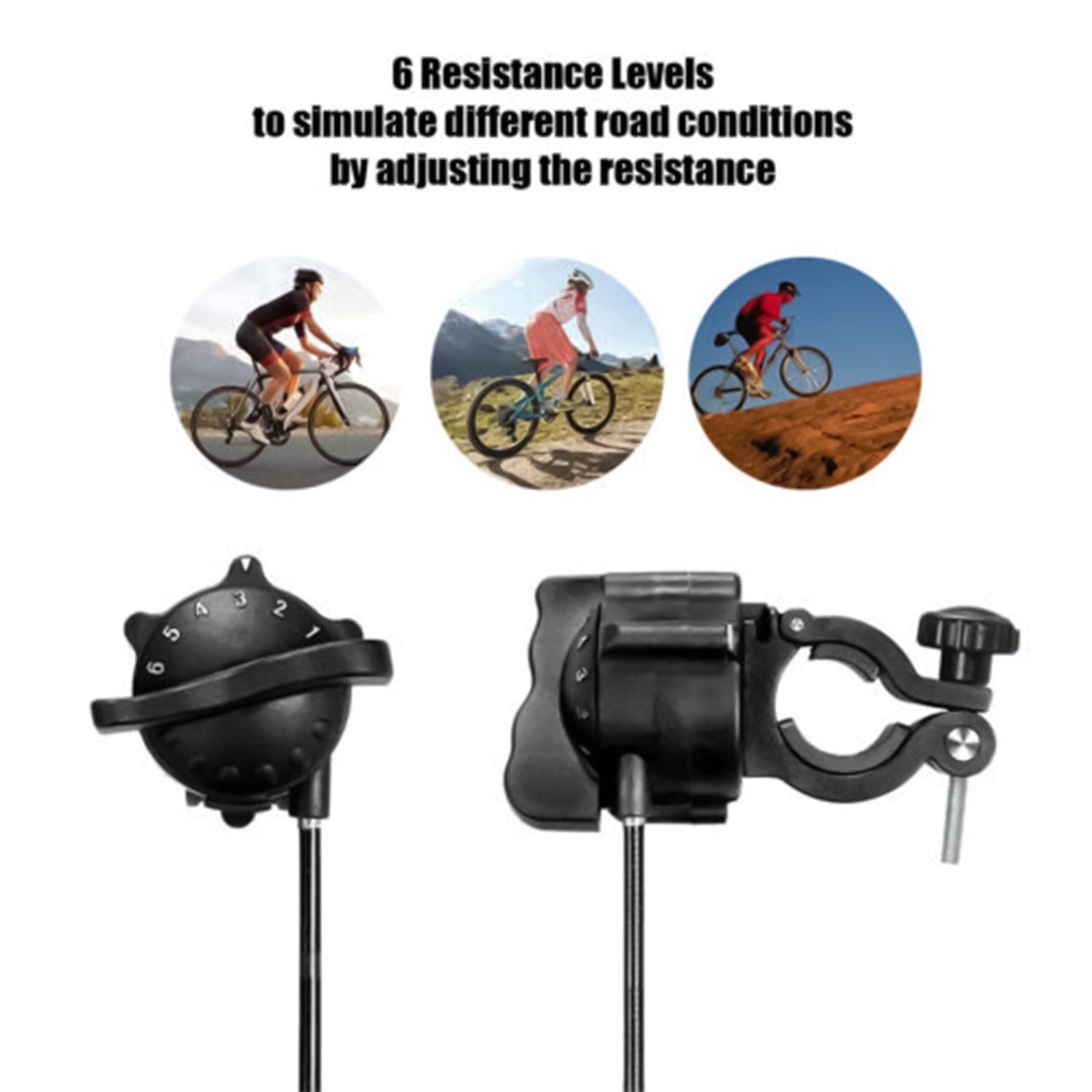 Indoor Bike Trainer Stand UK - Indoor Exercise Bike Trainer Stand Portable Magnetic 6 Level Resistance Training Exercise & Fitness - Tophatter Daily Deals