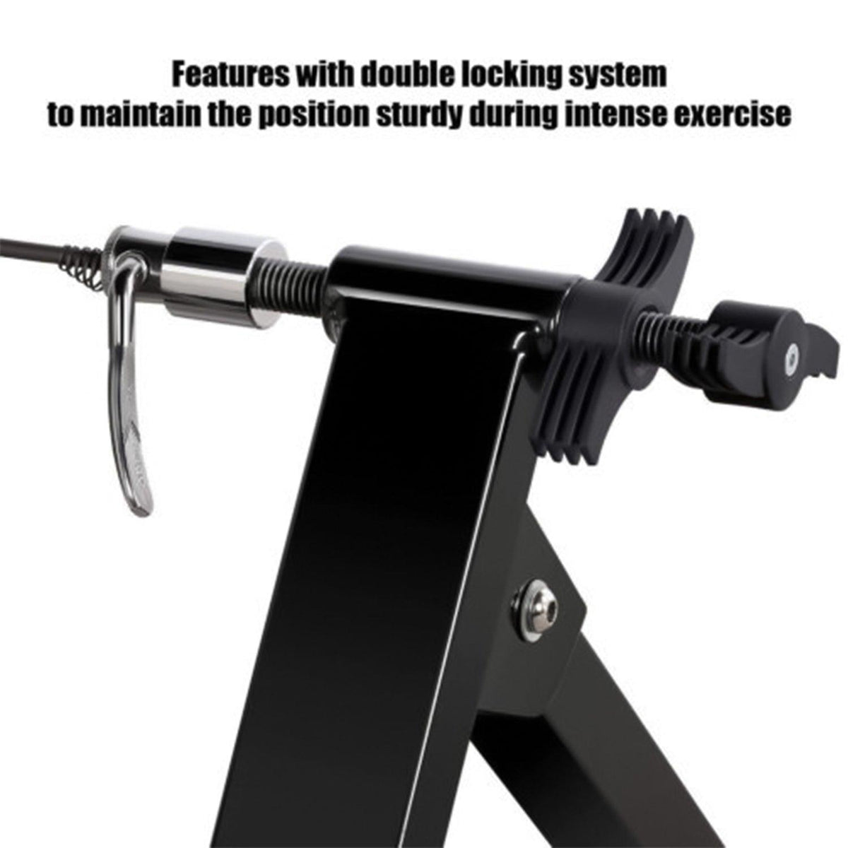 Indoor Bike Trainer Stand UK - Indoor Exercise Bike Trainer Stand Portable Magnetic 6 Level Resistance Training Exercise & Fitness - Tophatter Daily Deals