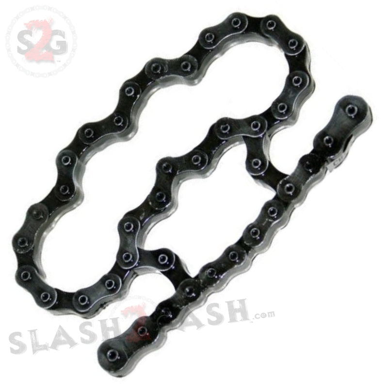 Bike Chain Link Knuckles Heavy Duty Biker Paperweight - Standard Belt Buckle - Tophatter Daily Deals
