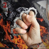 Bike Chain Link Knuckles Heavy Duty Biker Paperweight - Large Belt Buckle - Tophatter Daily Deals