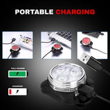 Best Lights for a Bicycle - Bike Light Set, Super Bright USB Rechargeable Bicycle Lights,Waterproof Mountain Cycling - Tophatter Daily Deals