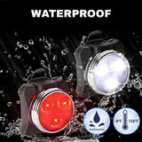 Best Lights for a Bicycle - Bike Light Set, Super Bright USB Rechargeable Bicycle Lights,Waterproof Mountain Cycling - Tophatter Daily Deals