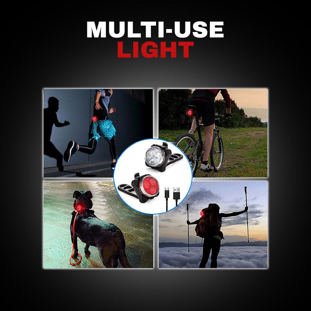 Best Lights for a Bicycle - Bike Light Set, Super Bright USB Rechargeable Bicycle Lights,Waterproof Mountain Cycling - Tophatter Daily Deals