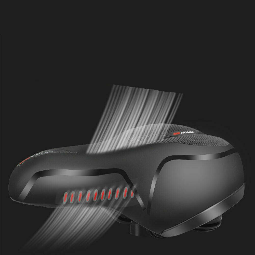 Best Cycle Saddles - Extra Wide Comfort Saddle Bicycle Seat Pad Soft Padded Mountain Bike Gel Saddle Sports & Outdoor - Tophatter Daily Deals