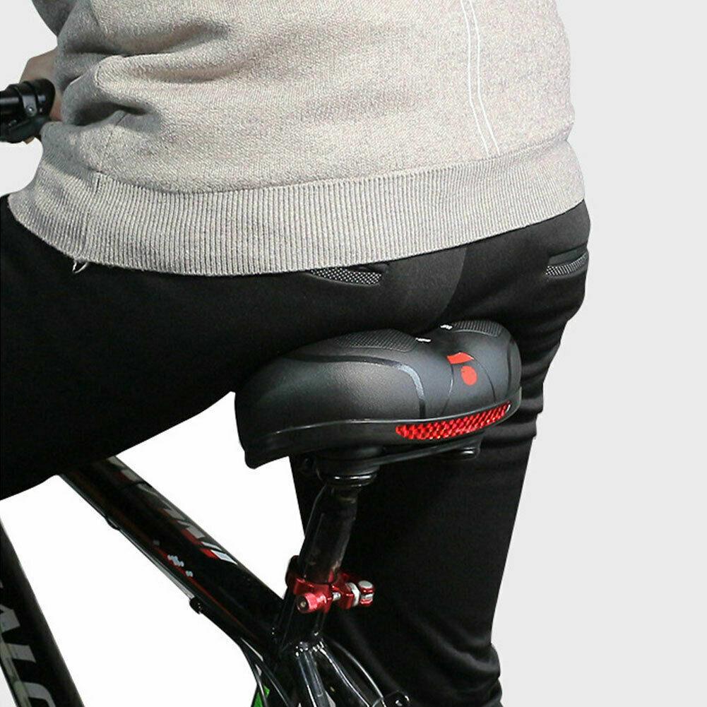 Best Cycle Saddles - Extra Wide Comfort Saddle Bicycle Seat Pad Soft Padded Mountain Bike Gel Saddle Sports & Outdoor - Tophatter Daily Deals