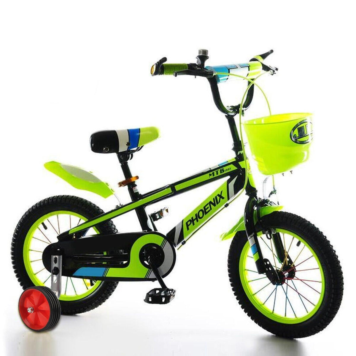 Kids Bike Training Wheels - Child Kids Bicycle Bike Cycle Universal Training Wheels Stabilisers 12-20" Inch Cycling - Tophatter Daily Deals