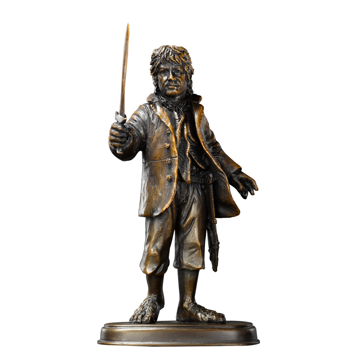 The Hobbit - Bilbo Bronze Sculpture Statue - Tophatter Daily Deals