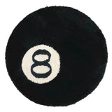 Billiard Ball Bedroom Rug Black No 8 Rugs - Tophatter Daily Deals
