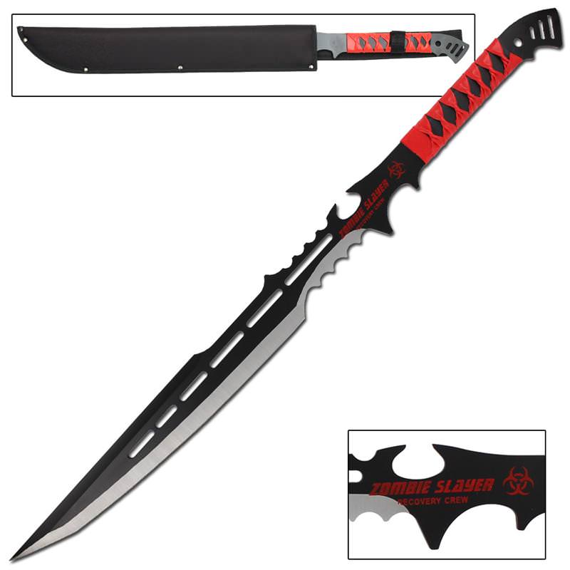 Bio-Terror Zombie Slayer Recovery Crew Sword - TOPHATTER'S ARMORY DEALS Collectible Weapons - Tophatter Daily Deals