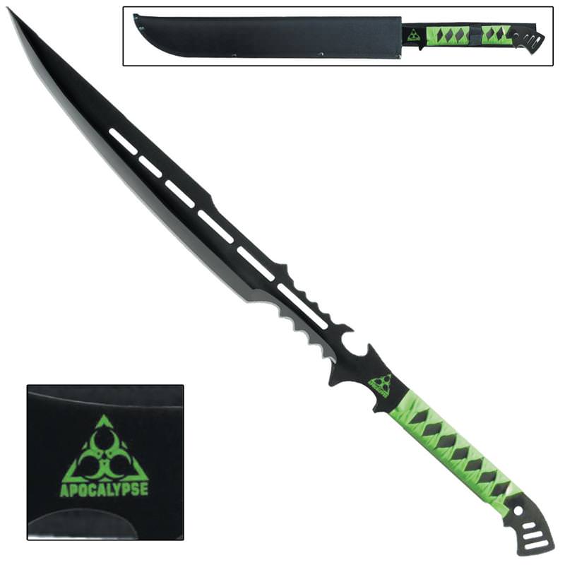 Bio-Terror Zombie Apocalypse Massacre Death Sword - Tophatter's Army Products & Self Defense Collectible Weapons - Tophatter Daily Deals