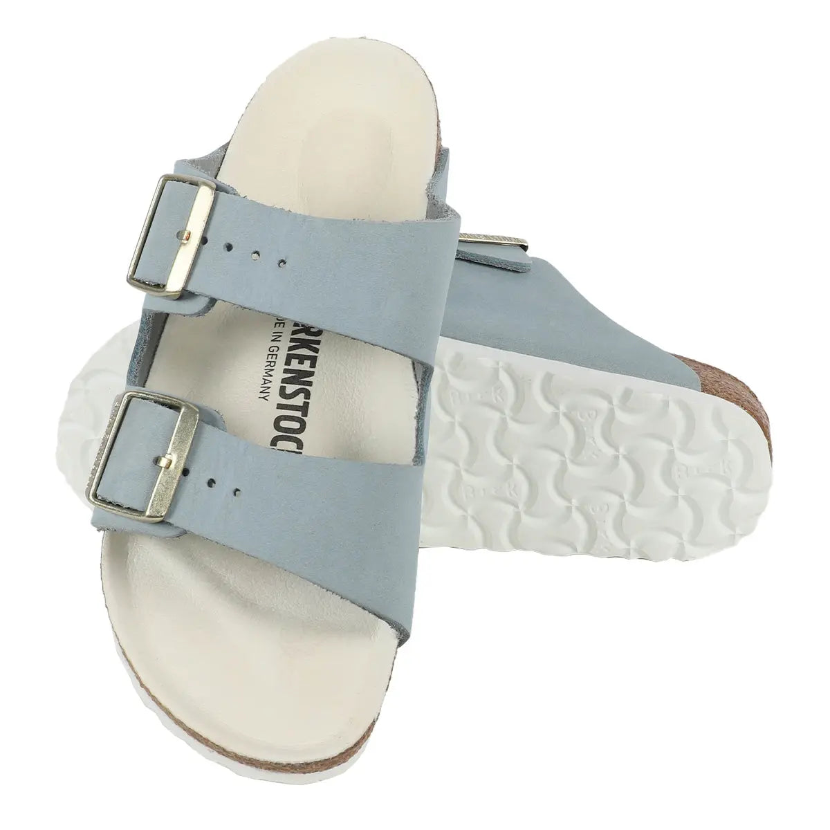 Birkenstock Arizona Nubuck Leather Sandals Footwear - Tophatter Daily Deals