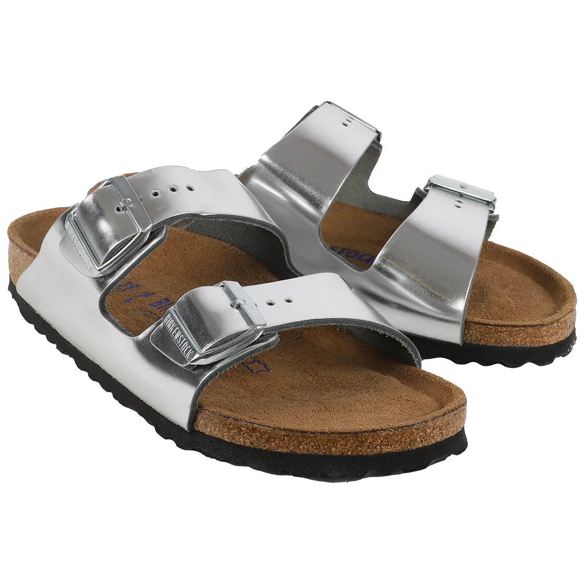 Birkenstock Arizona Soft Footbed Leather Sandals Footwear - Tophatter Daily Deals