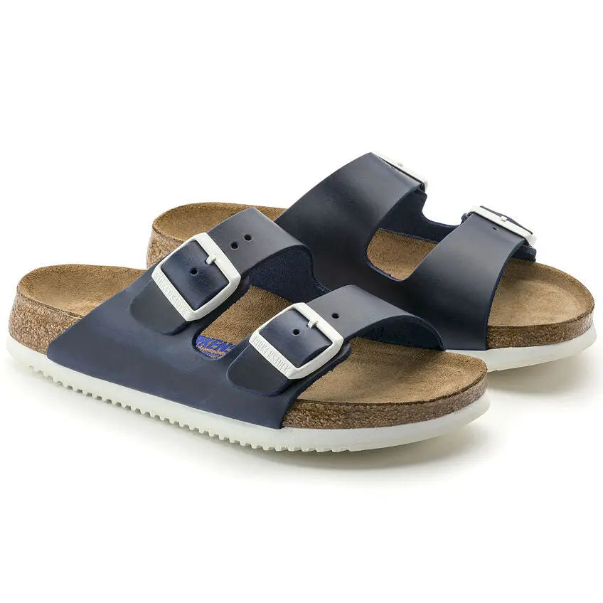 Birkenstock Arizona Soft Footbed Leather Sandals Footwear - Tophatter Daily Deals
