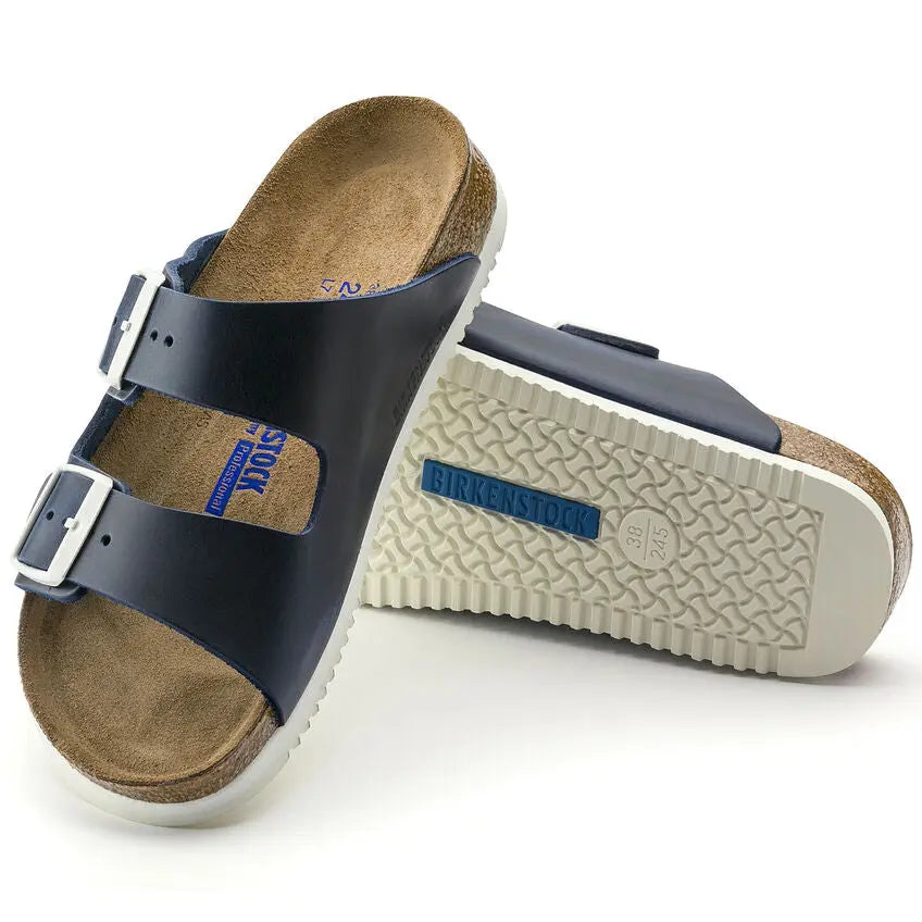 Birkenstock Arizona Soft Footbed Leather Sandals Footwear - Tophatter Daily Deals