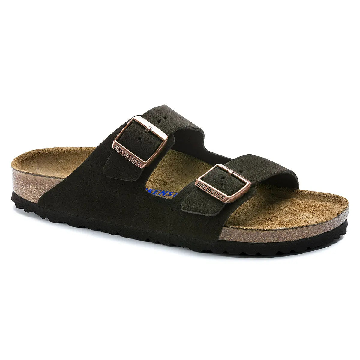 Birkenstock Arizona Soft Footbed Suede Sandals Mocha Footwear - Tophatter Daily Deals