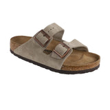 Birkenstock Arizona Suede Leather Sandals Taupe Footwear - Tophatter Daily Deals