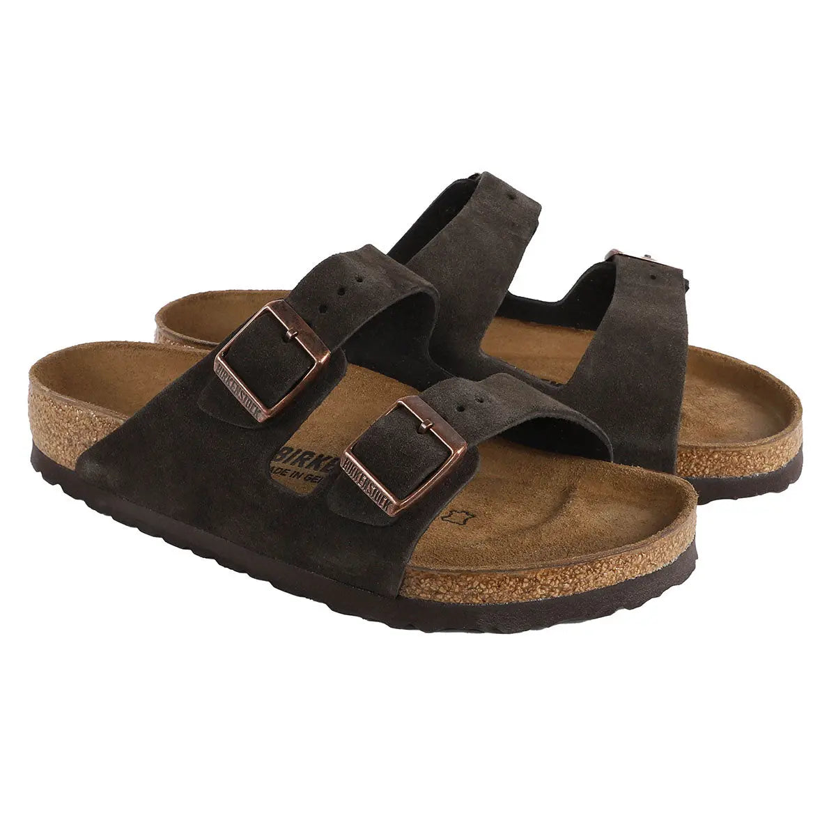 Birkenstock Arizona Suede Leather Sandals Footwear - Tophatter Daily Deals