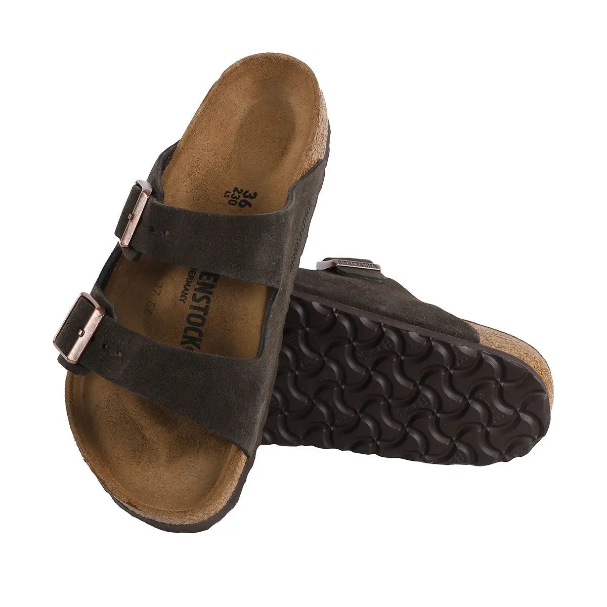 Birkenstock Arizona Suede Leather Sandals Footwear - Tophatter Daily Deals