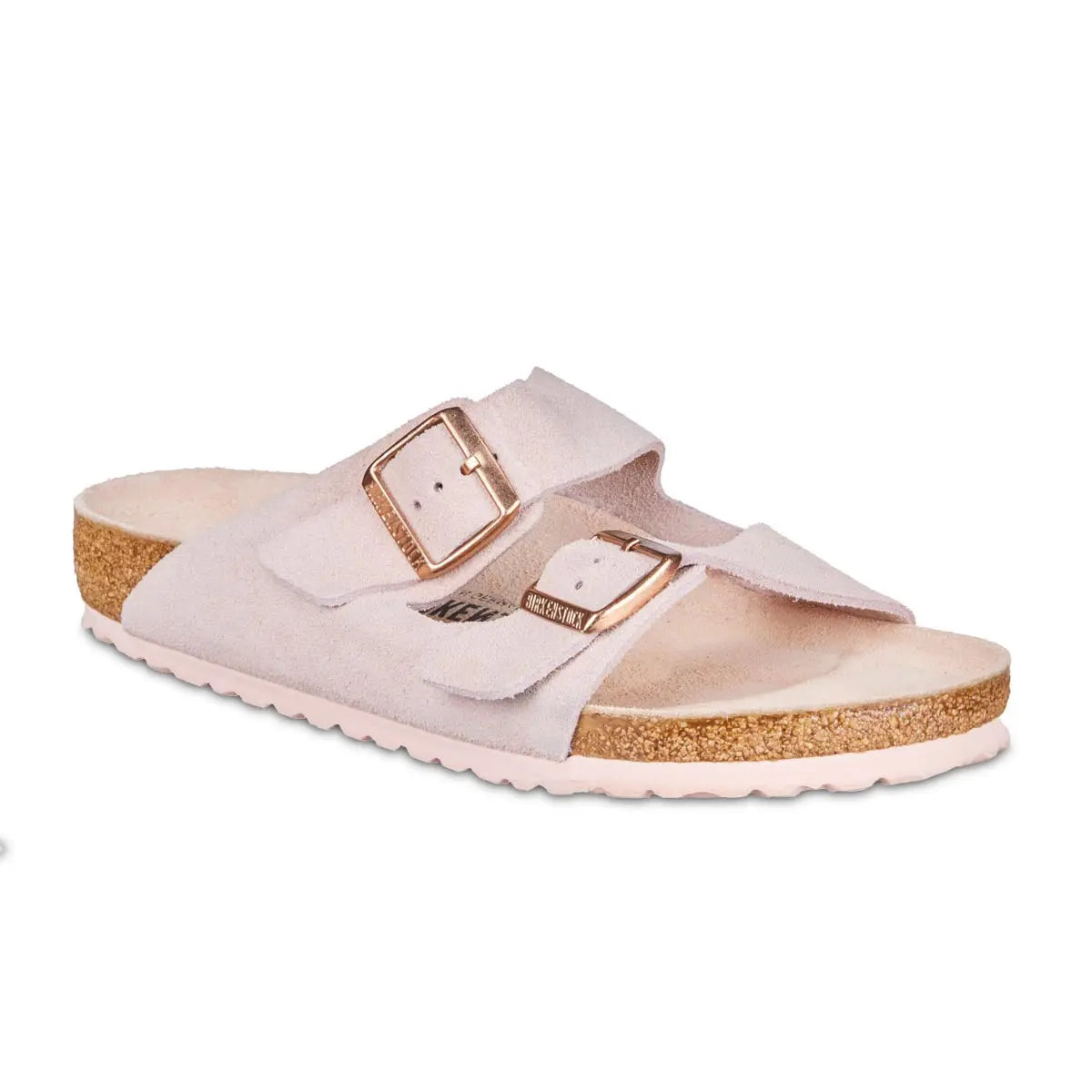 Birkenstock Arizona Suede Leather Sandals Light Rose Footwear - Tophatter Daily Deals