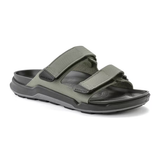 Birkenstock Atacama Birko-Flor Slide Sandals Futura Khaki Regular Wide Footwear - Tophatter Daily Deals