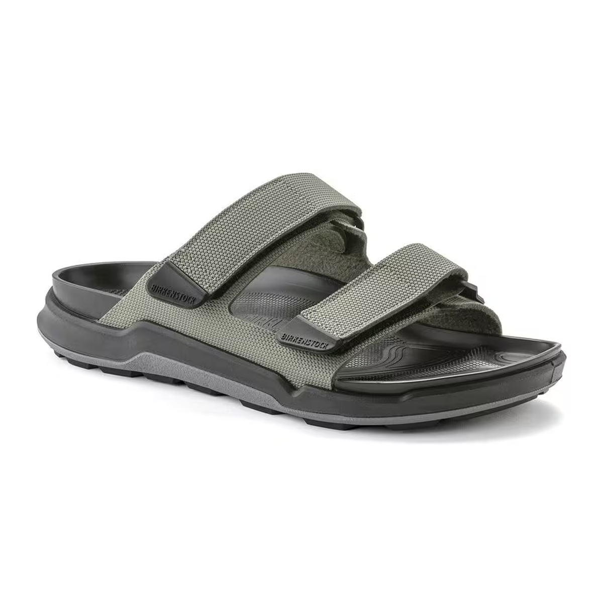 Birkenstock Atacama Birko-Flor Slide Sandals Futura Khaki Regular Wide Footwear - Tophatter Daily Deals